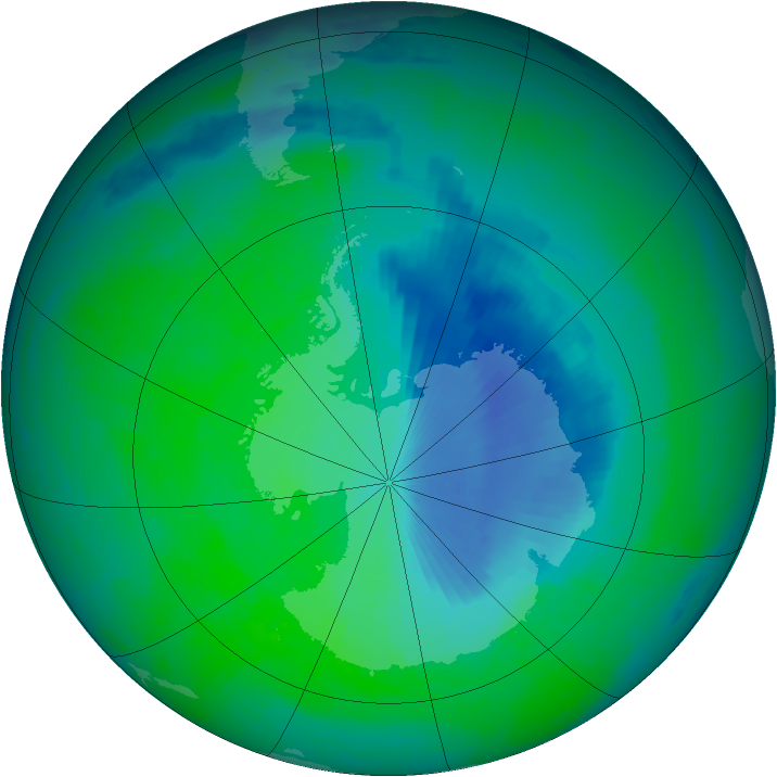 Ozone Map 2004-11-24